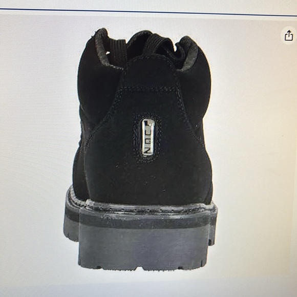 Lugs strutt lx memory foam insole boots shoes men 10.5 e 44.5 black moc new blem - Picture 2 of 6